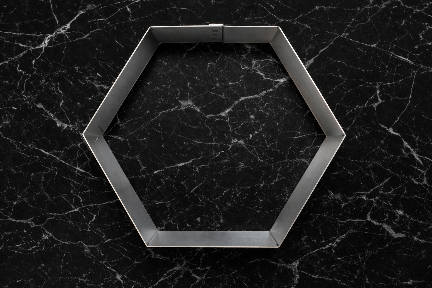 Taartring 6-kant 22 cm.