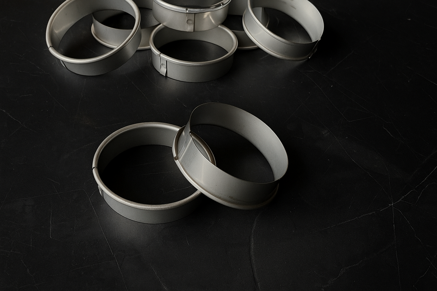 Petit gateau ring RVS 4cm diameter bakkerijgereedschap