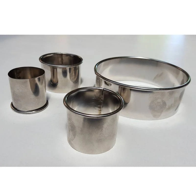 Steker glad RVS 3 tot 12 cm hoogte 4,5 cm
